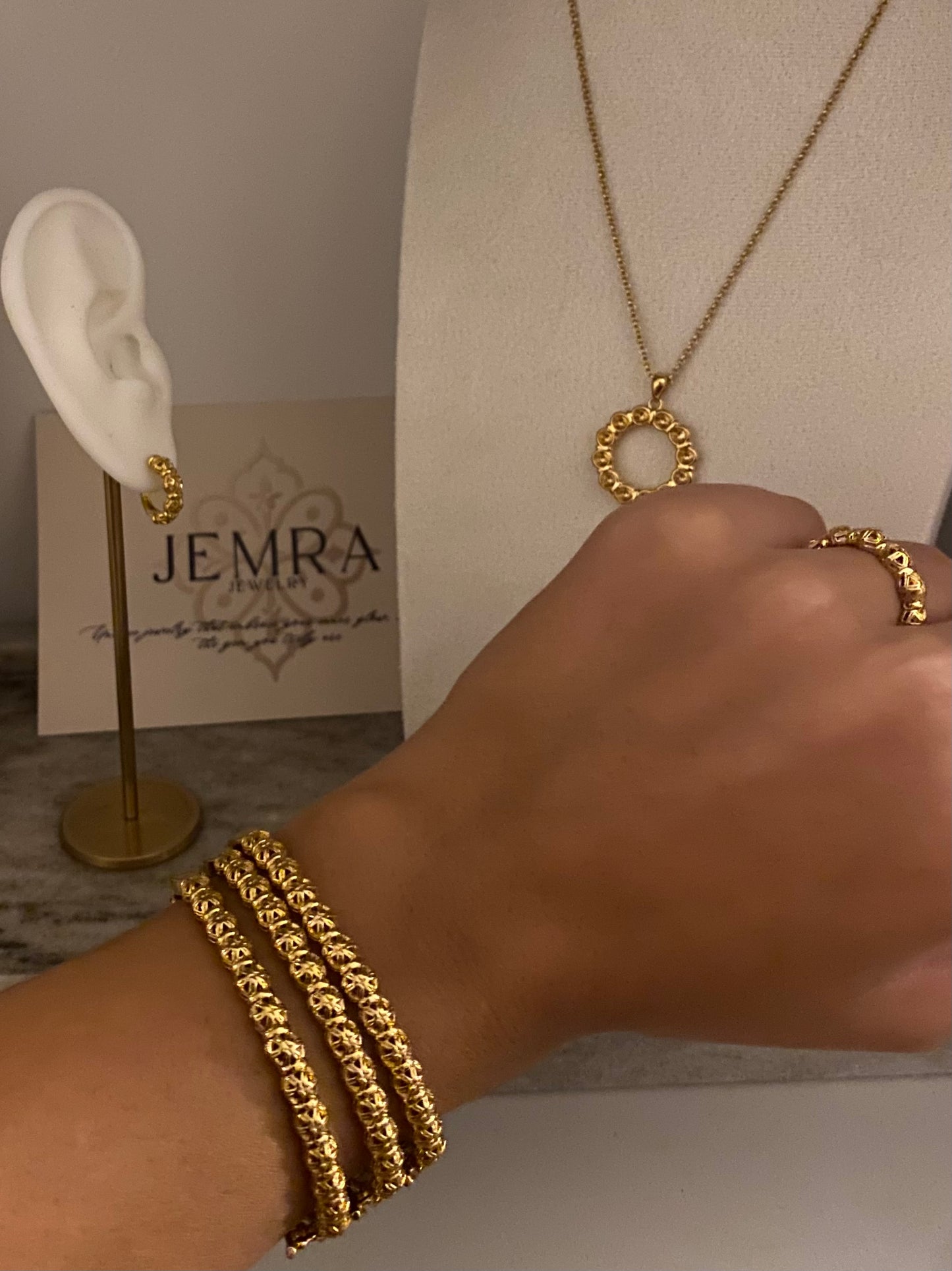 BRACELET JONC LEYLA (TRIO)